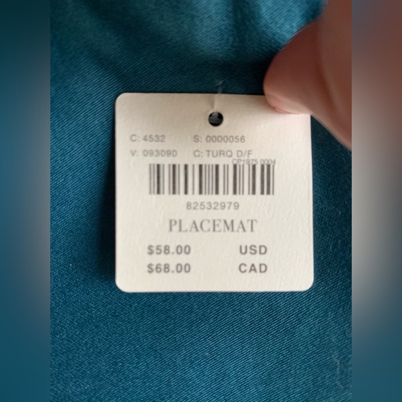 Anthropologie Armenta Placemats, Set of 4  Ruffled - Picture 5 of 7